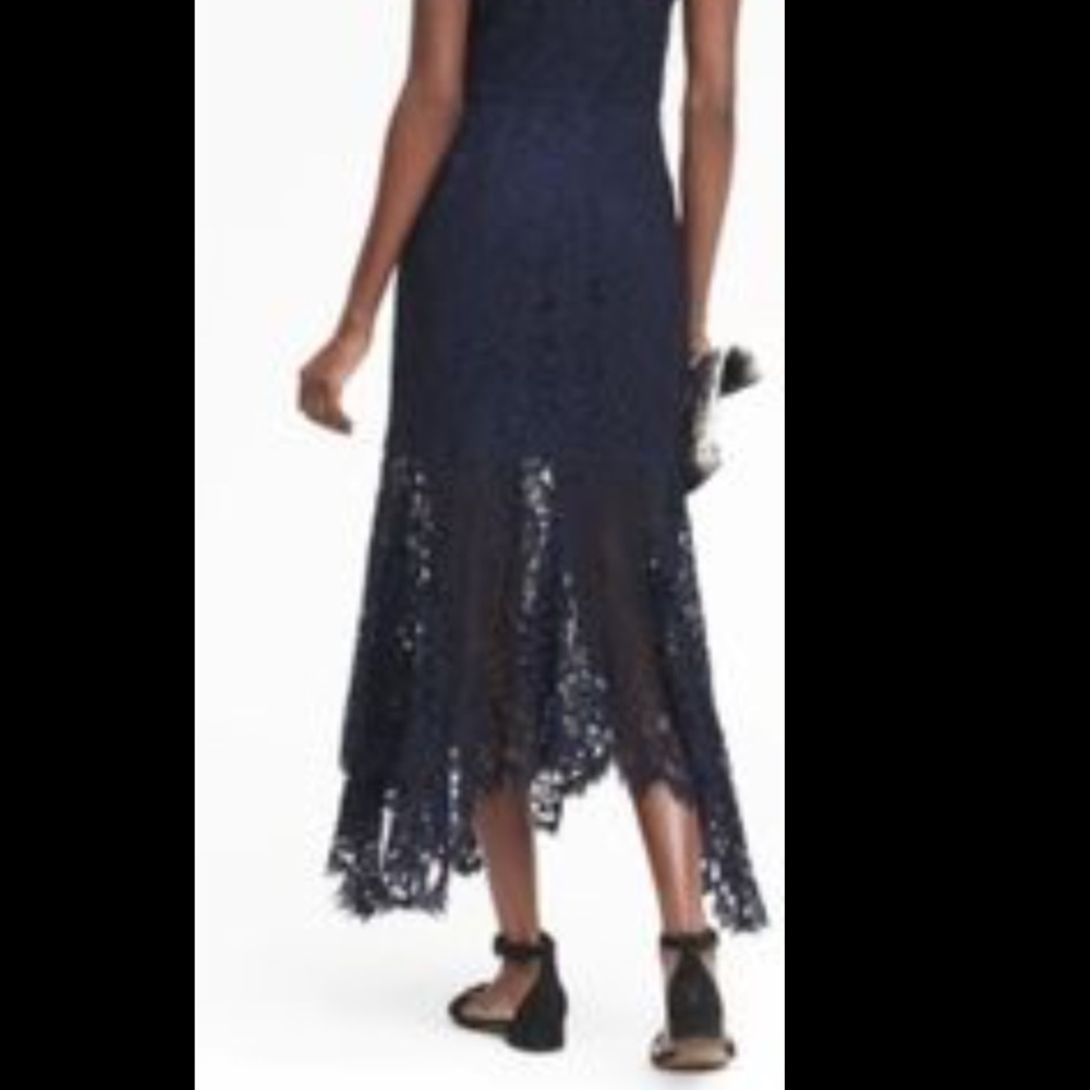 SOLD Lace Trumpet Midi Dress - Picture 4 of 4